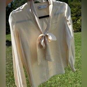 Tory Burch Ivory Button-Up Shirt